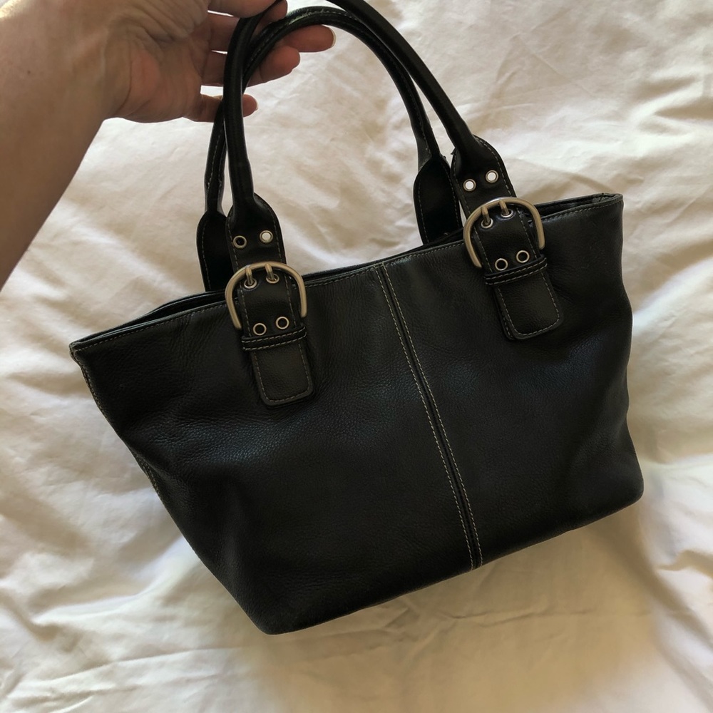 leather bag gently used genuine leather